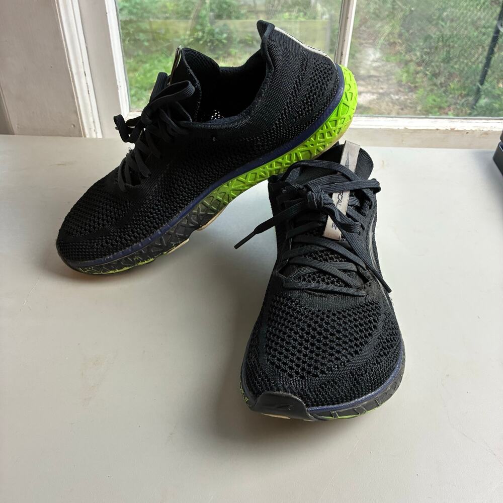 Altra Escalante Racer Running Shoes Men's US Size 10 Black/Lime Wide Toe Box